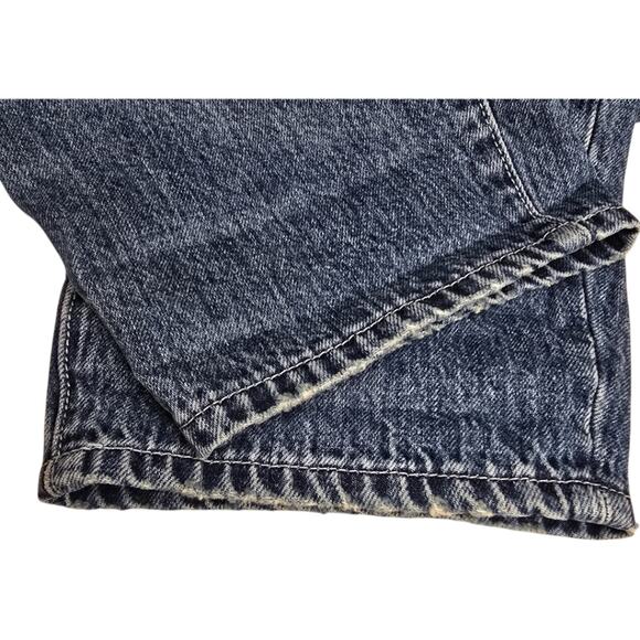 Good American‎ Good Vintage Distressed Jeans Leopard Print Detailing Size 16 - Picture 9 of 15